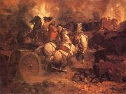 Blythe David Gilmour Battle of Gettysburg oil painting